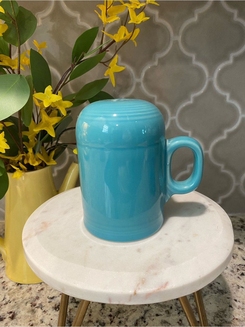 Fiesta Stove-Top Pepper Shaker in Turquoise